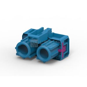 90° Cable Exit, 8 Position, C Code, Housing for Female Terminals, 12.7 mm Centerline, Crimp, Automotive HSD, Data Connectivity Housings