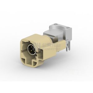 Board-to-Board / Wire-to-Board, Shielded, Horizontal, 6 Position, Board Mount, J Code, Automotive HSD, Data Connectivity Headers