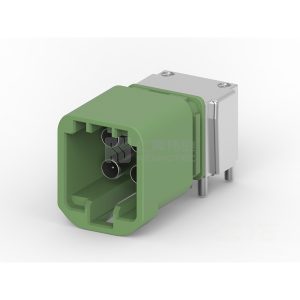 Wire-to-Board, Shielded, Horizontal, 4 Position, Board Mount, A Code, 4 mm Centerline, Signal, Data Connectivity Headers