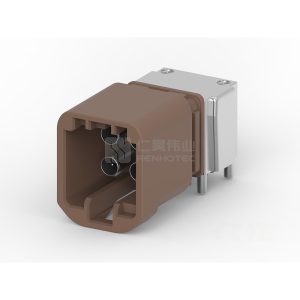 Wire-to-Board, Shielded, Horizontal, 4 Position, Board Mount, A Code, 4 mm Centerline, Signal, Data Connectivity Headers