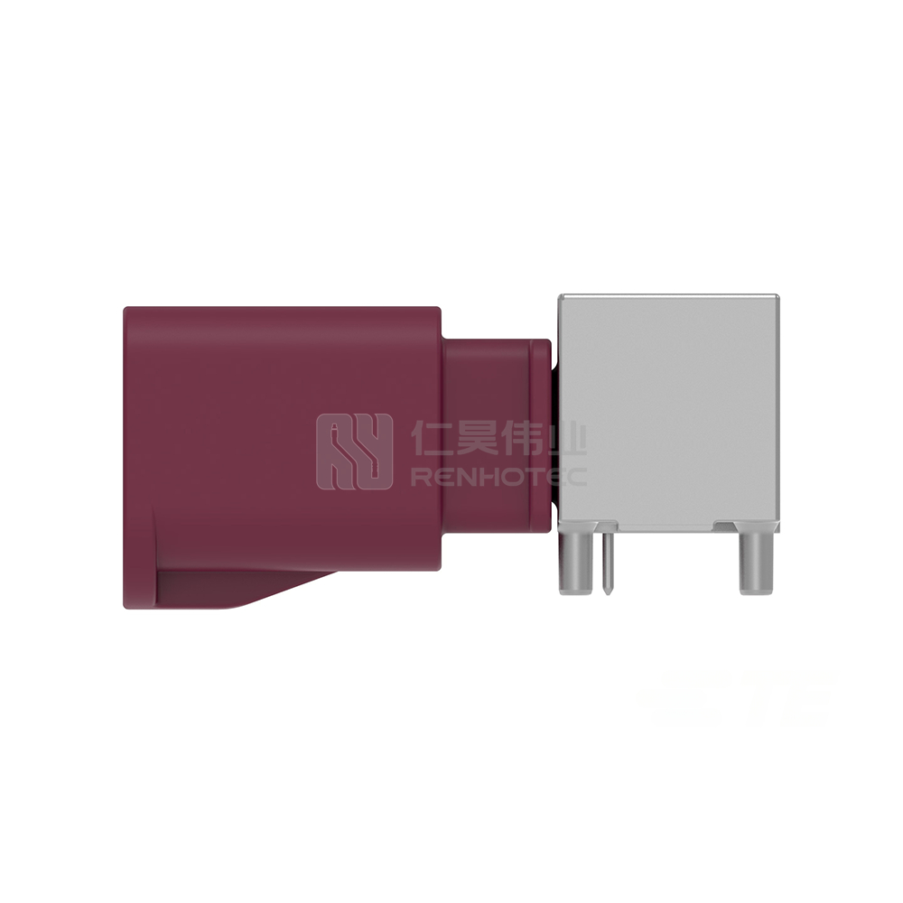 Cable-to-Board, Shielded, Horizontal, 2 Position, Board Mount, D Code, 4 mm Centerline, Signal, Data Connectivity Headers