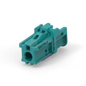 Cable-to-Cable / Wire-to-Wire, 180° Cable Exit, 1 Position, A Code, Housing for Female Terminals, Crimp, High Speed Data, Data Connectivity Housings