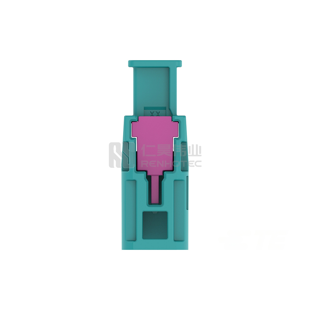 Cable-to-Cable / Wire-to-Wire, 180° Cable Exit, 1 Position, A Code, Housing for Male Terminals, Crimp, High Speed Data, Data Connectivity Housings - Image 3