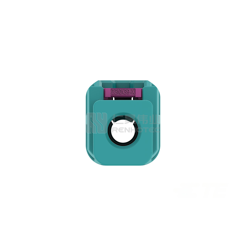 Cable-to-Cable / Wire-to-Wire, 180° Cable Exit, 1 Position, A Code, Housing for Male Terminals, Crimp, High Speed Data, Data Connectivity Housings - Image 4