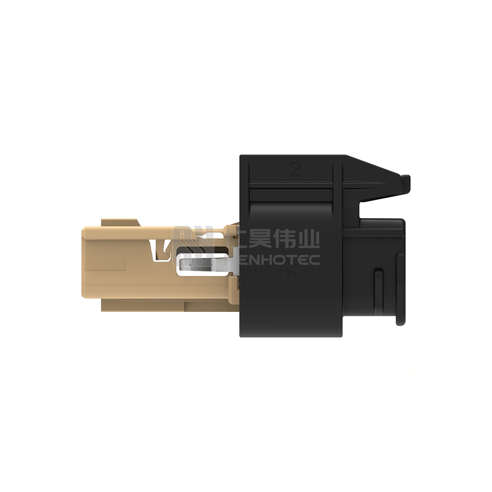 Cable-to-Board / Cable-to-Cable, Sealable, 180° Cable Exit, 1 Position, J Code, Housing for Female Terminals, Data Connectivity Housings - Image 2
