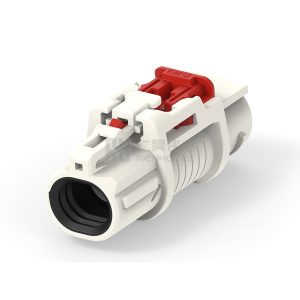 Cable-to-Board / Cable-to-Cable, Sealable, 180° Cable Exit, 1 Position, B Code, Housing for Female Terminals, Crimp, Data Connectivity Housings