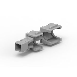 Tab Terminal,0.8 mm Tab Width, Tin (Sn),0.25 mm Tab Thickness, Unsealed, Terminates To Wire & Cable, FAKRA