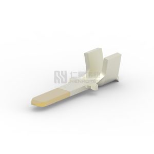 Tab Terminal,0.8 mm Tab Width, Gold (Au),0.25 mm Tab Thickness, Unsealed, Terminates To Wire, 5.8 mm Tab Length, FAKRA