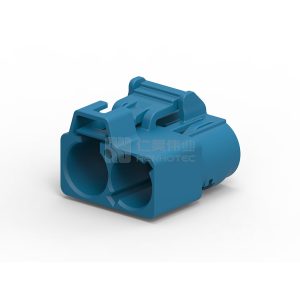 Wire-to-Wire, 180° Cable Exit, 2 Position, D Code, Housing for Female Terminals, Signal, Cable Mount (Free-Hanging), FAKRA, Data Connectivity Housings