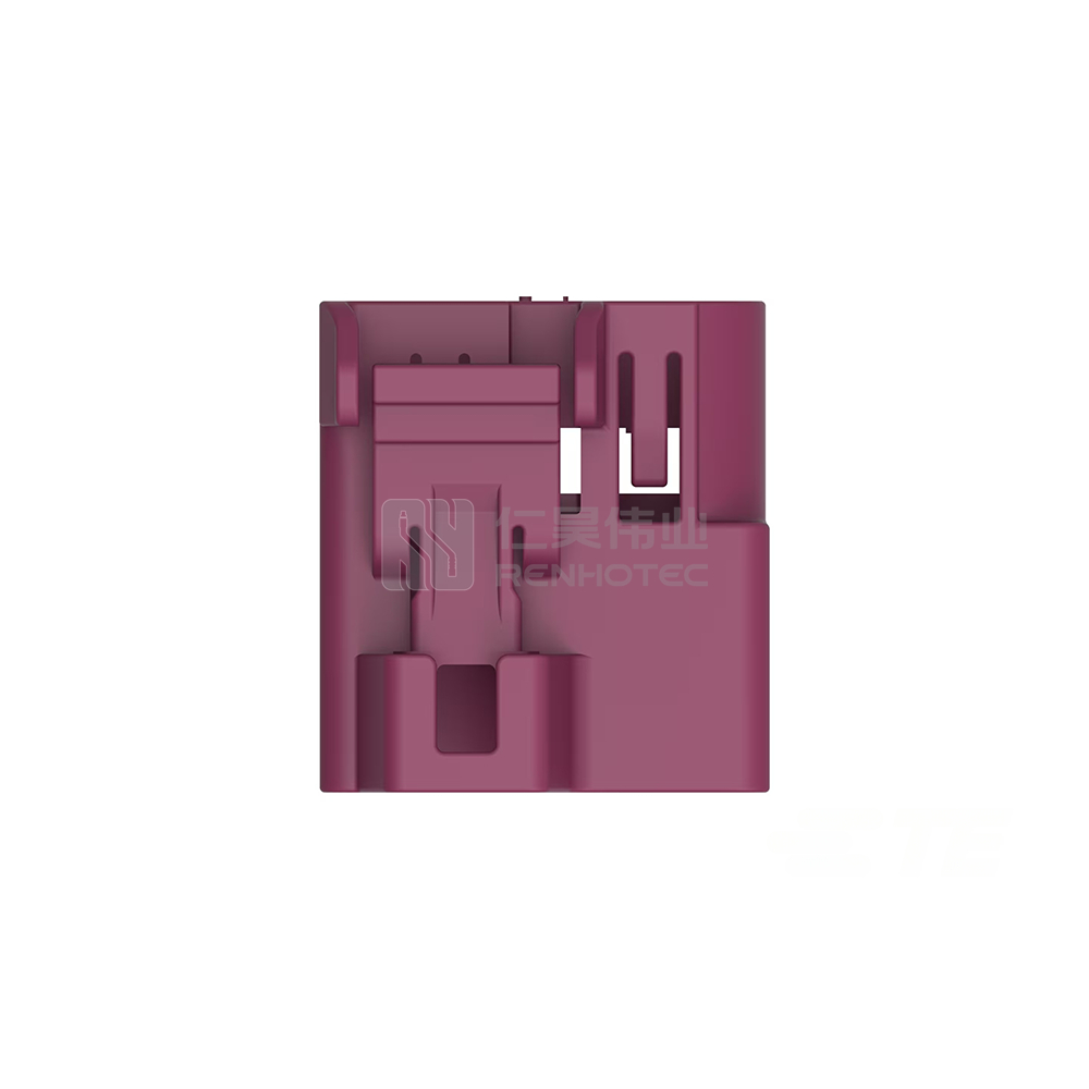 Wire-to-Wire, 2 Position, E Code, Housing for Female Terminals, 8 mm Centerline, Crimp, FAKRA, Data Connectivity Housings - Image 3