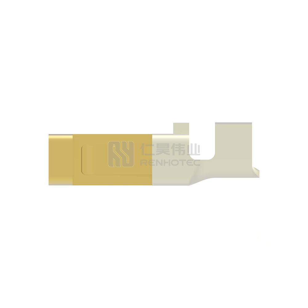 Receptacle Terminal,0.52 – 1.04 mm² Wire,0.8 mm Tab Width, Gold (Au),0.25 mm Tab Thickness, Unsealed, Terminates To Wire, FAKRA - Image 2