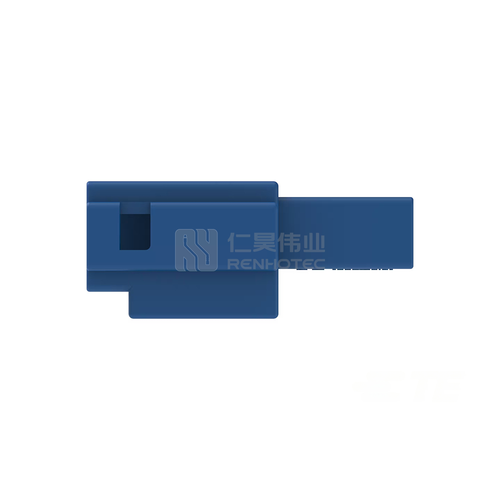 Wire-to-Wire, 180° Cable Exit, 1 Position, 8 Code, Shielded, Housing for Female Terminals, Crimp, FAKRA, Data Connectivity Housings - Image 2