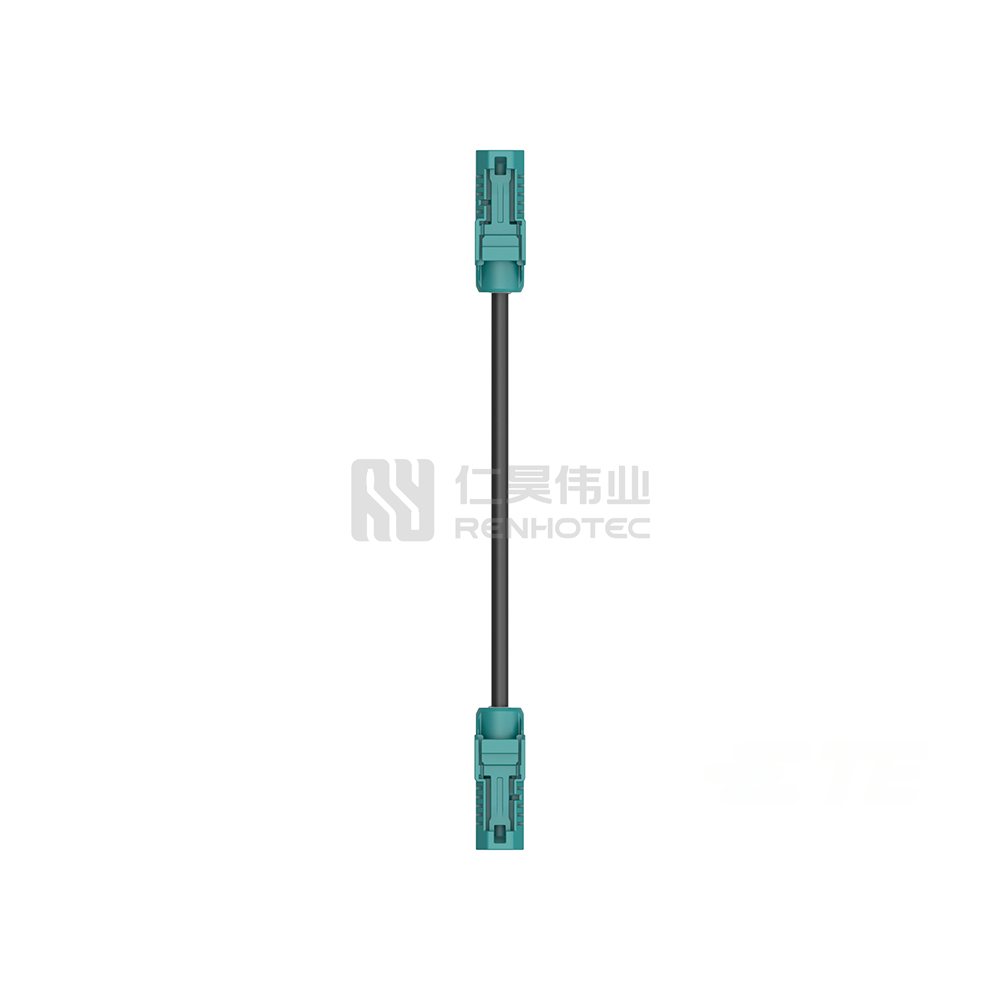 FAKRA to FAKRA Cable Assembly, 5 m, Black Cable, 6 GHz, 50 ohm, PVC Jacket, 3.3 mm Diameter, FAKRA Plug End A, FAKRA Plug End B - Image 3