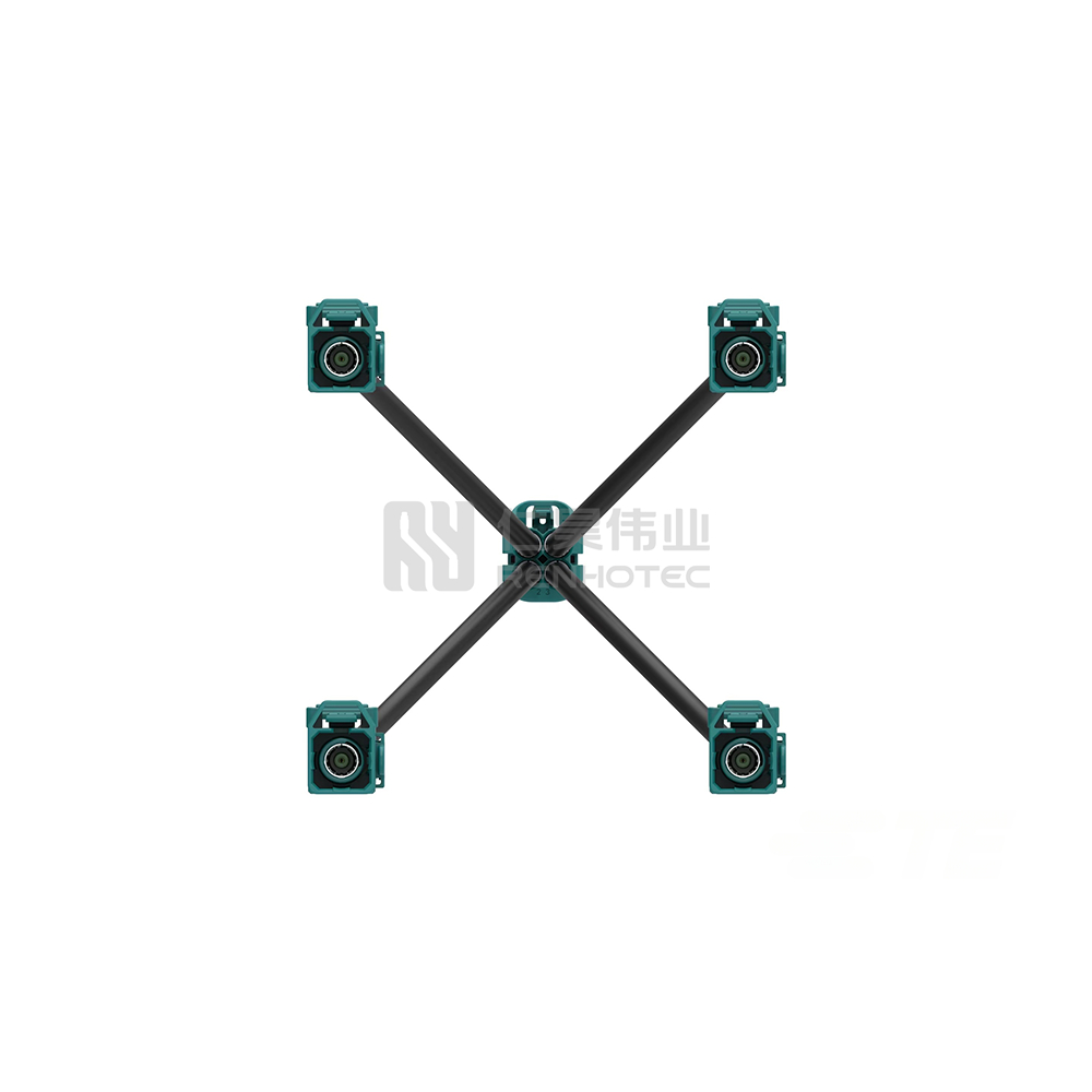 MATE-AX to FAKRA Cable Assembly, 1 m, Black Cable, 6 GHz, 50 ohm, PVC Jacket, 3.3 mm Diameter, MATE-AX Jack End A, FAKRA Jack End B - Image 4