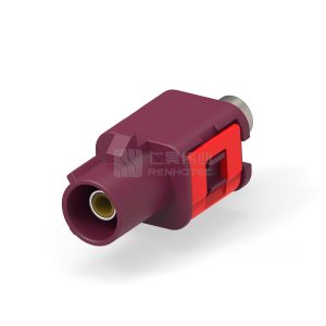 Cable-to-Cable, 180° Cable Exit, 1 Position, F Code, Housing for Male Terminals, Crimp, Cable Mount (Free-Hanging), FAKRA, Data Connectivity Housings