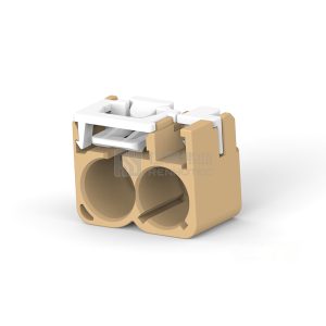 Cable-to-Cable / Wire-to-Wire, 90° Cable Exit, 2 Position, Z Code, Housing for Female Terminals, FAKRA, Data Connectivity Housings