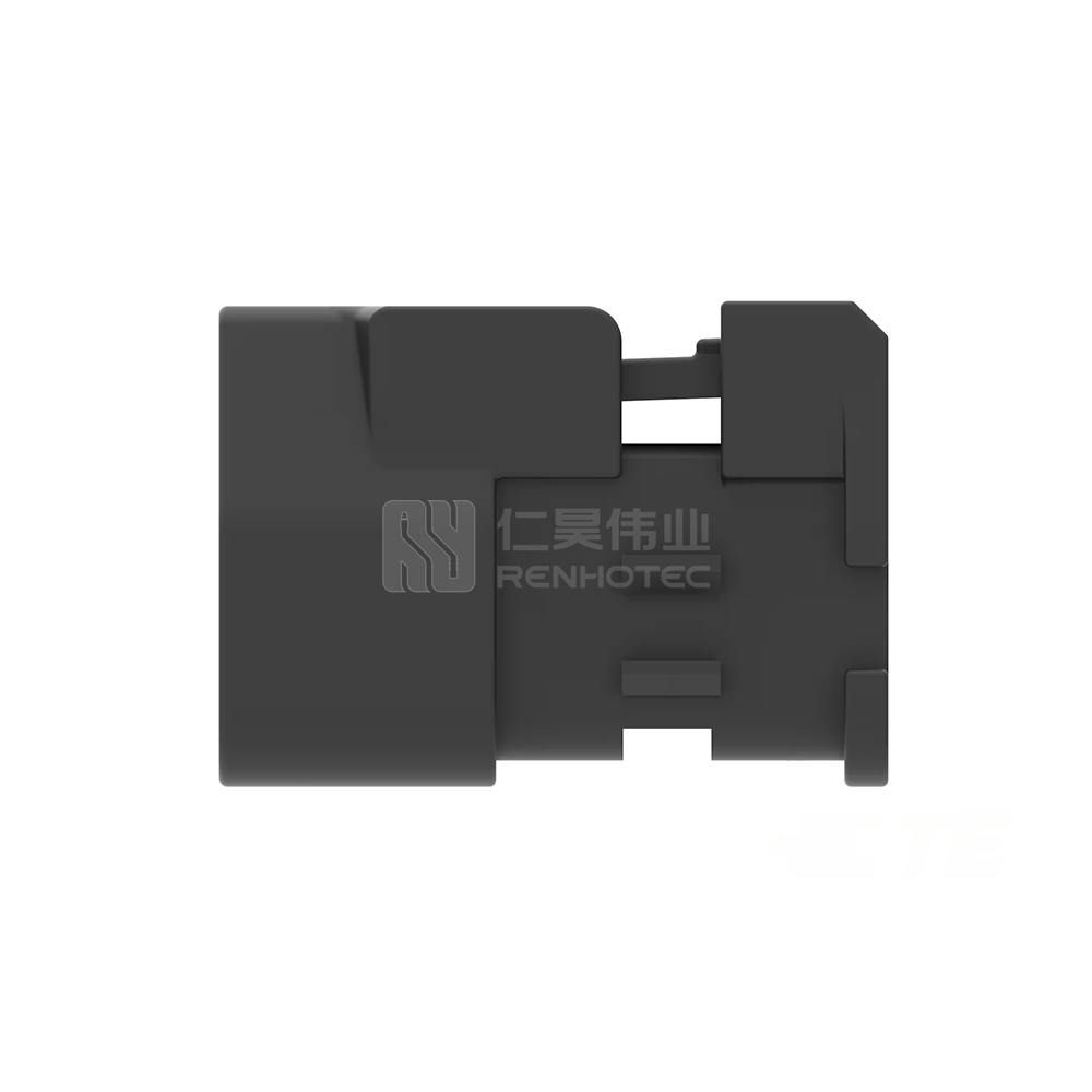 Wire-to-Wire, 180° Cable Exit, 1 Position, A Code, Plug, Crimp, Cable Mount (Free-Hanging), FAKRA, Data Connectivity Housings - Image 2