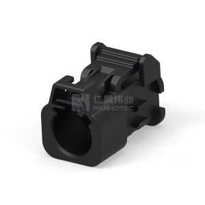 Cable-to-Cable, 180° Cable Exit, 1 Position, A Code, Housing for Male Terminals, Crimp, Cable Mount (Free-Hanging), FAKRA, Data Connectivity Housings