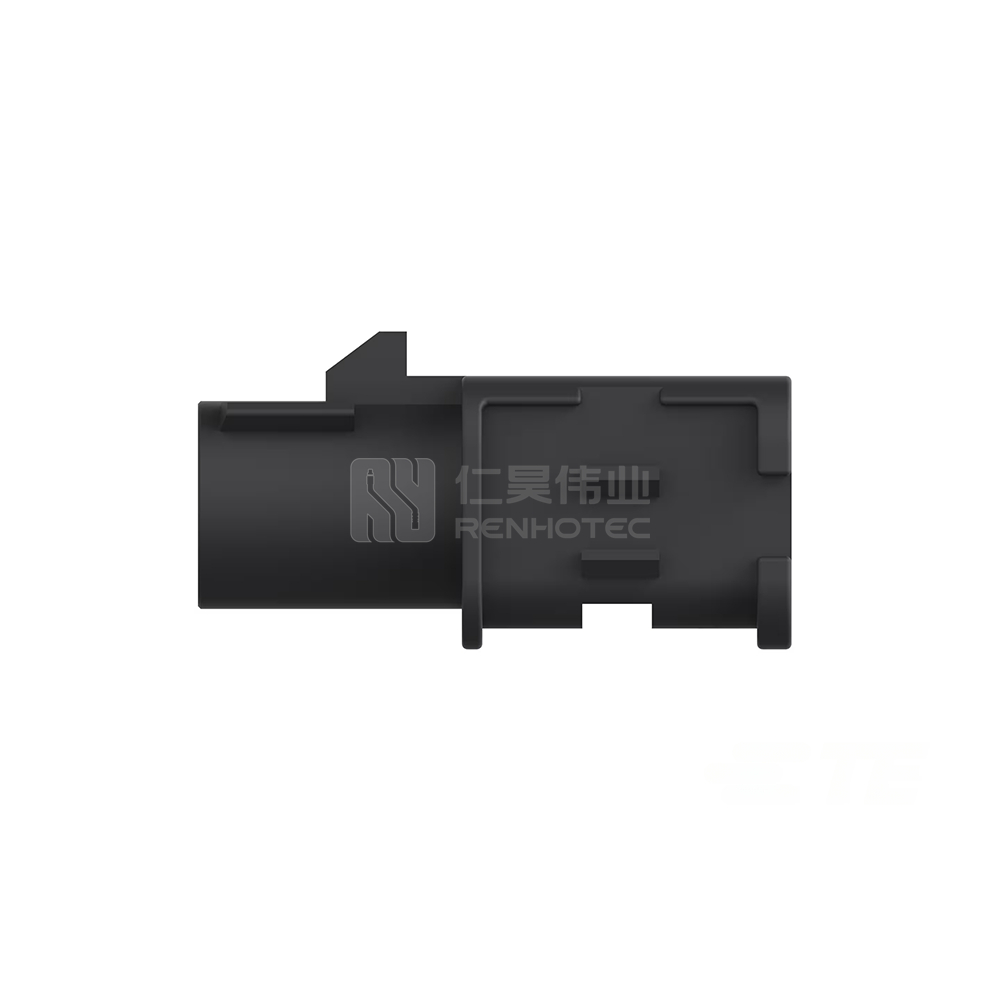 Cable-to-Cable, 180° Cable Exit, 1 Position, A Code, Housing for Male Terminals, Crimp, Cable Mount (Free-Hanging), FAKRA, Data Connectivity Housings - Image 2