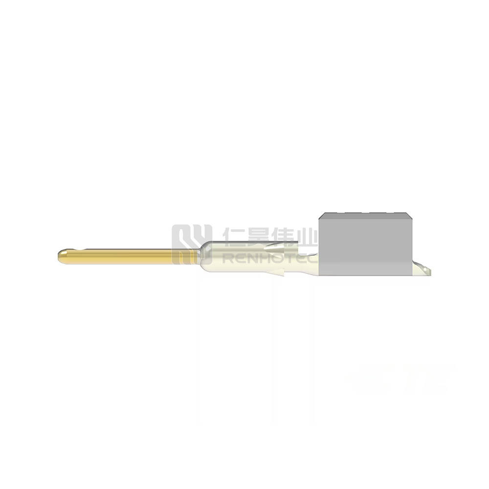 Pin Terminal, Gold (Au),0.5 mm Pin Diameter, Terminates To Wire & Cable, 11.33 mm Tab Length, FAKRA - Image 2