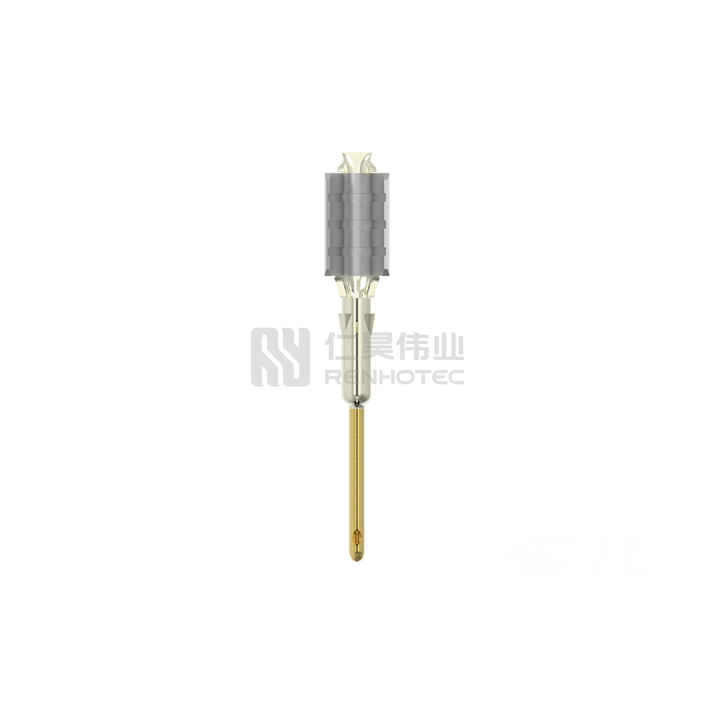 Pin Terminal, Gold (Au),0.5 mm Pin Diameter, Terminates To Wire & Cable, 11.33 mm Tab Length, FAKRA - Image 3