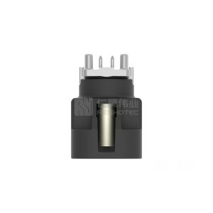 Board-to-Board / Wire-to-Board, Shielded, Vertical, 4 Position, Board Mount, A Code, Automotive HSD, Data Connectivity Headers