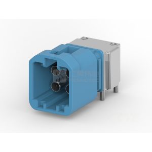 Wire-to-Board, Shielded, Horizontal, 4 Position, Board Mount, A Code, 4 mm Centerline, Signal, Data Connectivity Headers