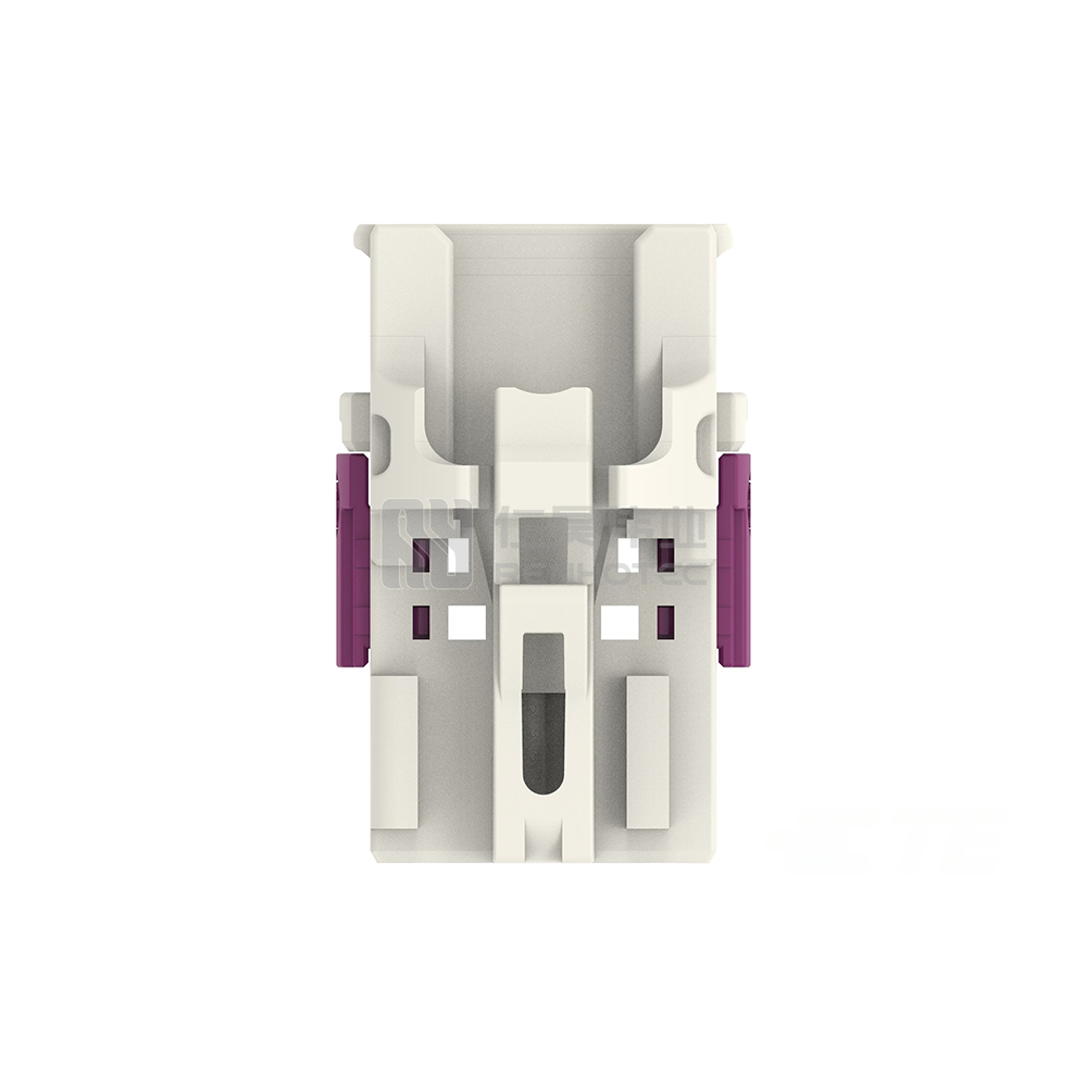Cable-to-Cable, 180° Cable Exit, 2 Position, C Code, Housing for Female Terminals, 4 mm Centerline, Crimp, Data Connectivity Housings - Image 2