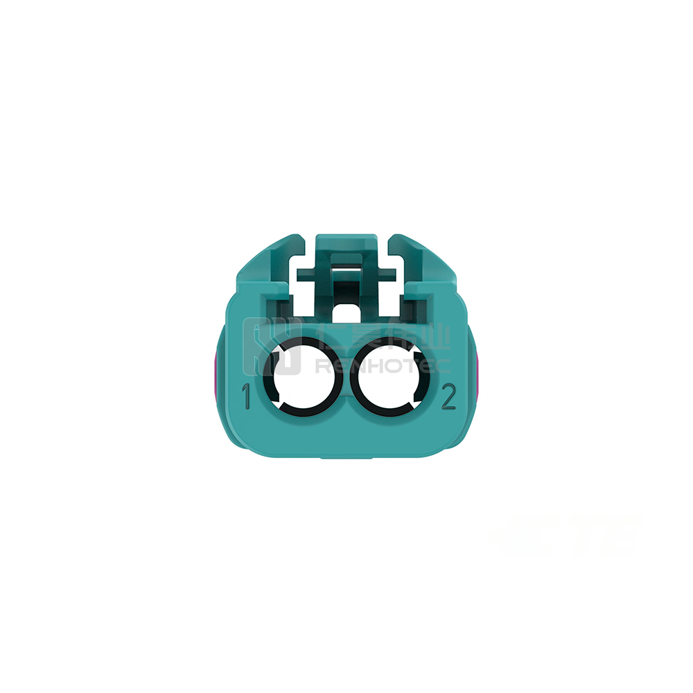 Cable-to-Cable, 180° Cable Exit, 2 Position, A Code, Housing for Female Terminals, 4 mm Centerline, Crimp, Data Connectivity Housings - Image 3