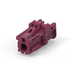 Cable-to-Cable / Wire-to-Wire, 180° Cable Exit, 1 Position, E Code, Housing for Female Terminals, Crimp, High Speed Data, Data Connectivity Housings