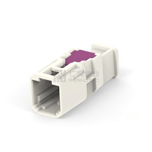 Cable-to-Cable / Wire-to-Wire, 180° Cable Exit, 1 Position, C Code, Housing for Male Terminals, Crimp, High Speed Data, Data Connectivity Housings