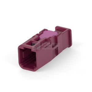 Cable-to-Cable / Wire-to-Wire, 180° Cable Exit, 1 Position, E Code, Housing for Male Terminals, Crimp, High Speed Data, Data Connectivity Housings