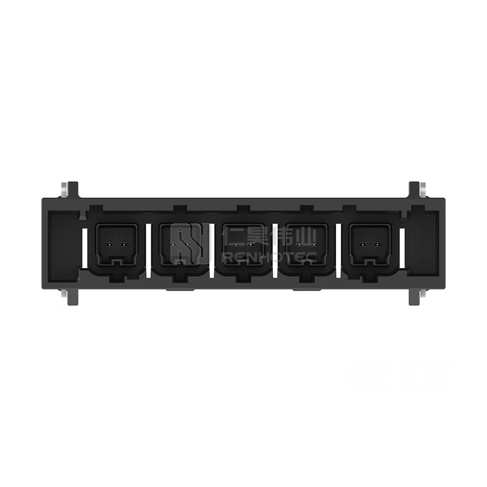 Wire-to-Board, Shielded, Vertical, 10 Position, Board Mount, A Code, 1.8 mm Centerline, Signal, Data Connectivity Headers - Image 3