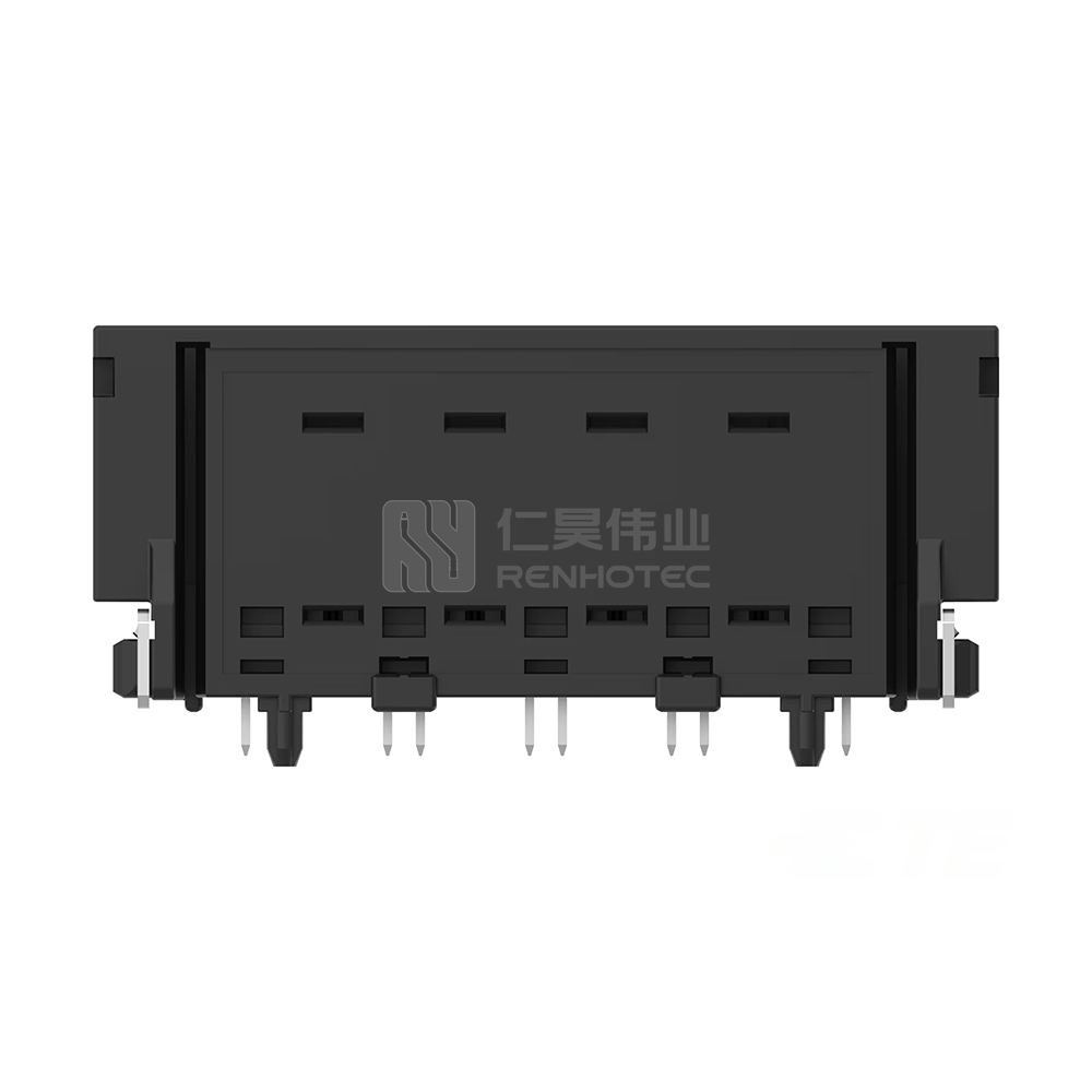 Wire-to-Board, Shielded, Vertical, 10 Position, Board Mount, A Code, 1.8 mm Centerline, Signal, Data Connectivity Headers - Image 5