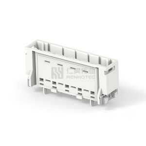 Wire-to-Board, Shielded, Vertical, 10 Position, Board Mount, B Code, 1.8 mm Centerline, Signal, Data Connectivity Headers