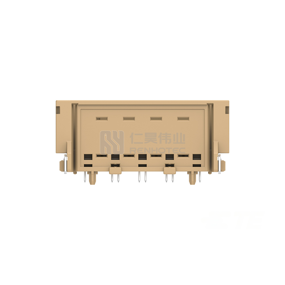 Wire-to-Board, Shielded, Vertical, 10 Position, Board Mount, J Code, 1.8 mm Centerline, Signal, Data Connectivity Headers - Image 4