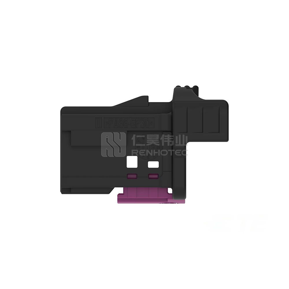 Cable-to-Cable, 90° Cable Exit, 1 Position, A Code, Housing for Female Terminals, Crimp, Cable Mount (Free-Hanging), Data Connectivity Housings - Image 2