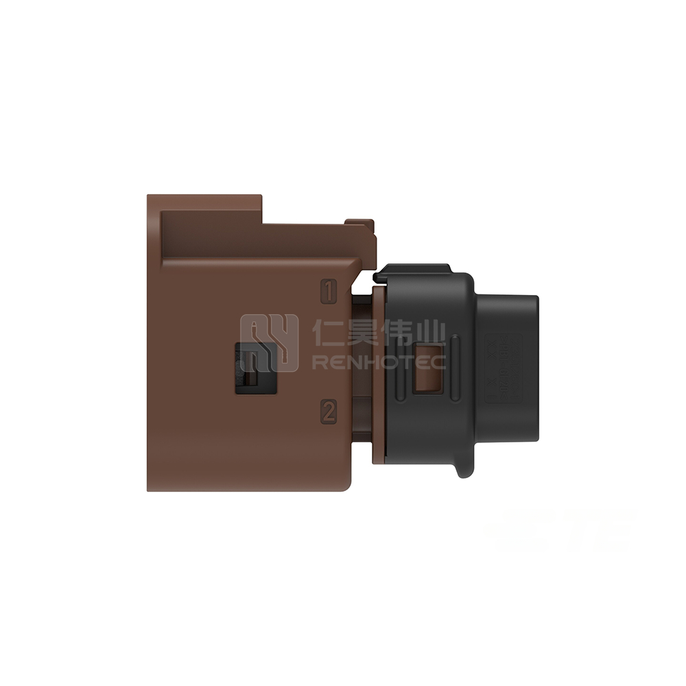 Cable-to-Cable, Sealable, 180° Cable Exit, 4 Position, F Code, Housing for Female Terminals, 5 mm Centerline, Data Connectivity Housings - Image 2