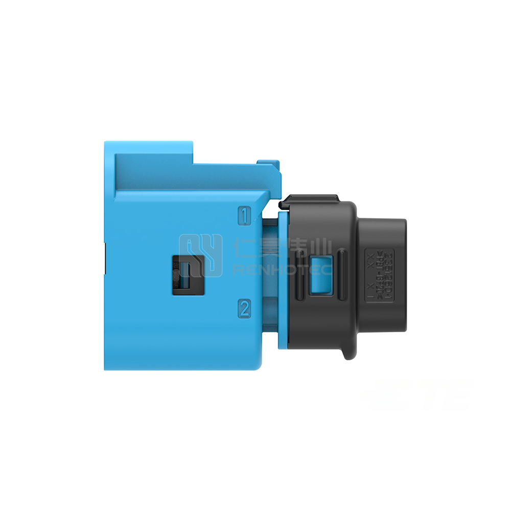 Wire-to-Board, Sealable, 180° Cable Exit, 4 Position, Z Code, Housing for Female Terminals, 5 mm Centerline, Crimp, Data Connectivity Housings - Image 2
