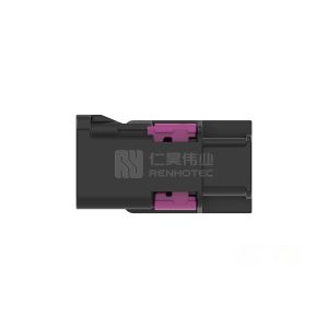 Cable-to-Cable, 180° Cable Exit, 4 Position, A Code, Housing for Female Terminals, 4 mm Centerline, Crimp, Data Connectivity Housings