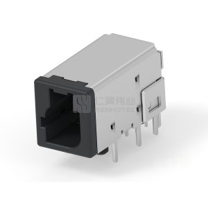 Cable-to-Board, Horizontal, 1 Position, Board Mount, A Code, Signal, Data Connectivity Headers