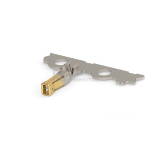 Wire-to-Wire, 180° Cable Exit, 1 Position, Shielded, Housing for Female Terminals, Crimp, Signal, FAKRA, Data Connectivity Housings