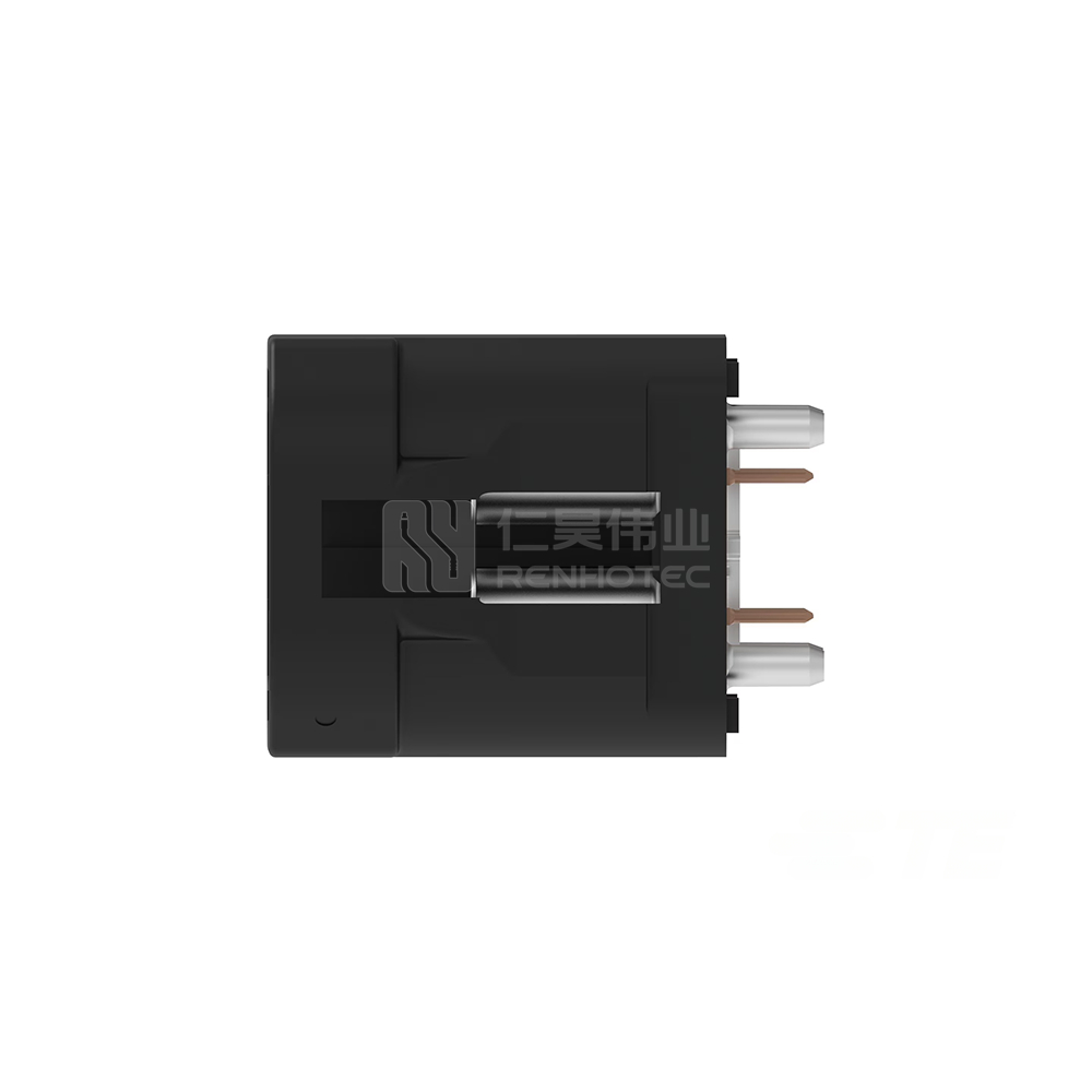Cable-to-Board / Wire-to-Board, Shielded, Vertical, 4 Position, Board Mount, A Code, 4 mm Centerline, Signal, Data Connectivity Headers - Image 2