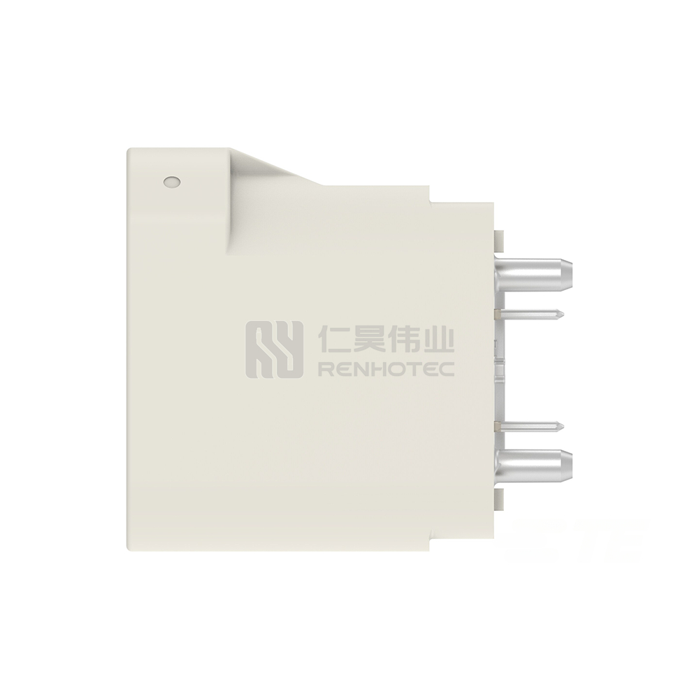 Cable-to-Board / Wire-to-Board, Shielded, Vertical, 4 Position, Board Mount, B Code, 4 mm Centerline, Signal, Data Connectivity Headers - Image 2