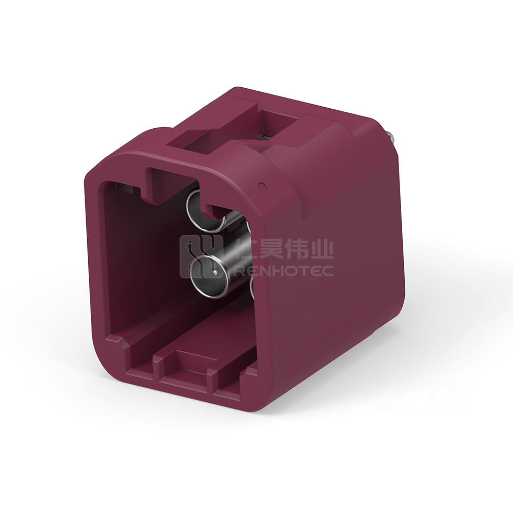 Cable-to-Board / Wire-to-Board, Shielded, Vertical, 4 Position, Board Mount, D Code, 4 mm Centerline, Signal, Data Connectivity Headers