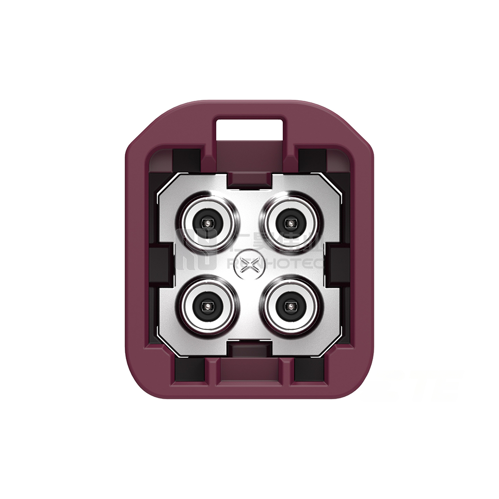 Cable-to-Board / Wire-to-Board, Shielded, Vertical, 4 Position, Board Mount, D Code, 4 mm Centerline, Signal, Data Connectivity Headers - Image 5