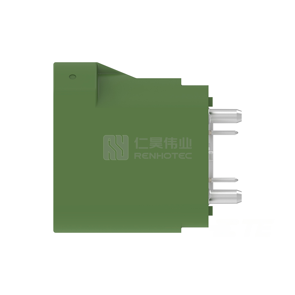 Cable-to-Board / Wire-to-Board, Shielded, Vertical, 4 Position, Board Mount, E Code, 4 mm Centerline, Signal, Data Connectivity Headers - Image 2