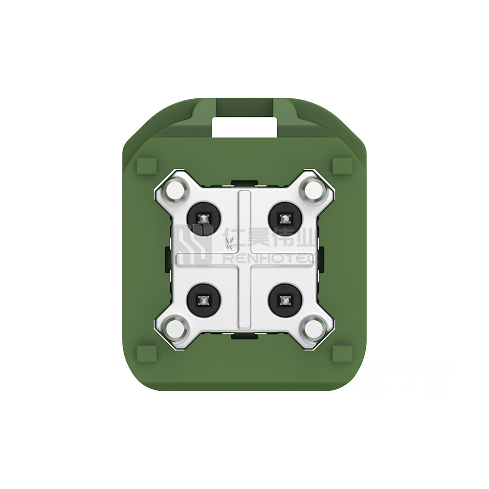 Cable-to-Board / Wire-to-Board, Shielded, Vertical, 4 Position, Board Mount, E Code, 4 mm Centerline, Signal, Data Connectivity Headers - Image 4