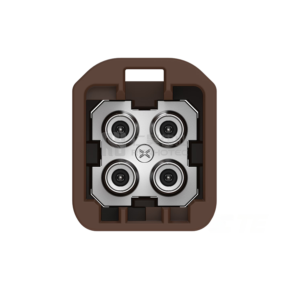 Cable-to-Board / Wire-to-Board, Shielded, Vertical, 4 Position, Board Mount, F Code, 4 mm Centerline, Signal, Data Connectivity Headers - Image 5