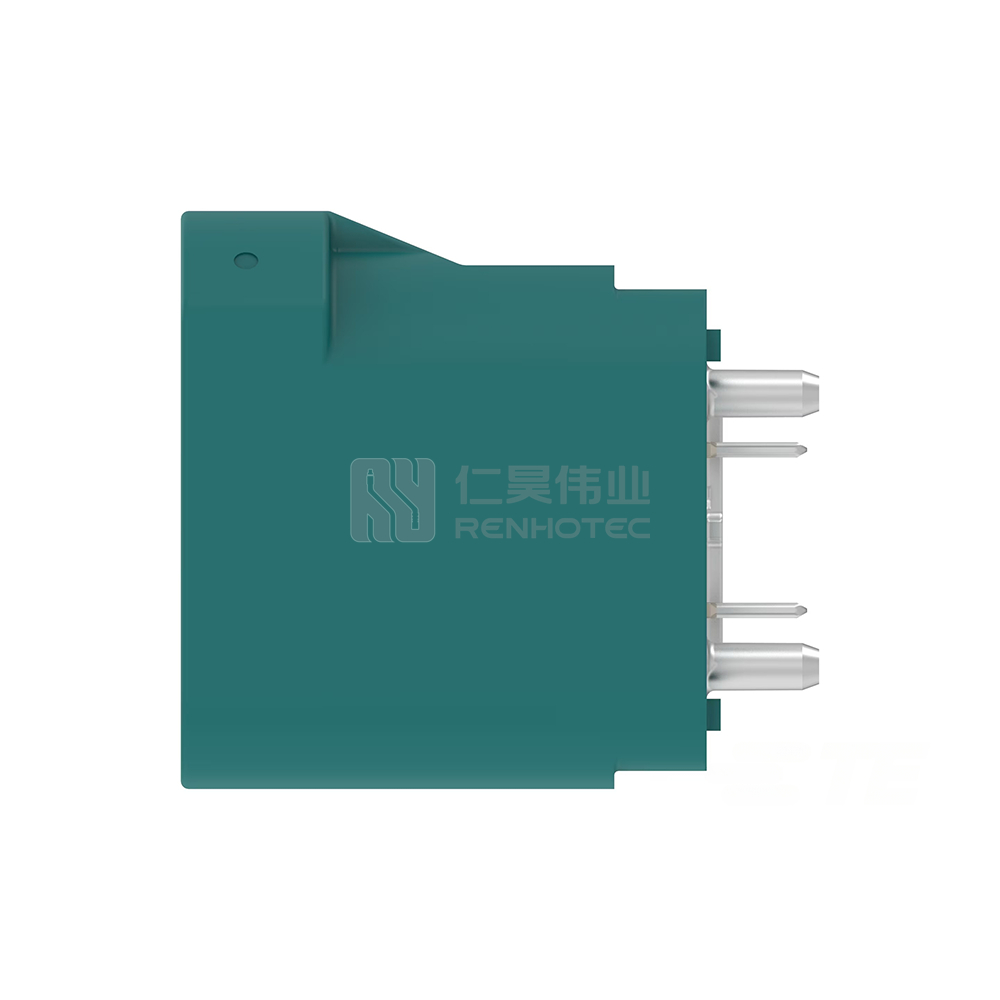 Cable-to-Board / Wire-to-Board, Shielded, Vertical, 4 Position, Board Mount, Z Code, 4 mm Centerline, Signal, Data Connectivity Headers - Image 2